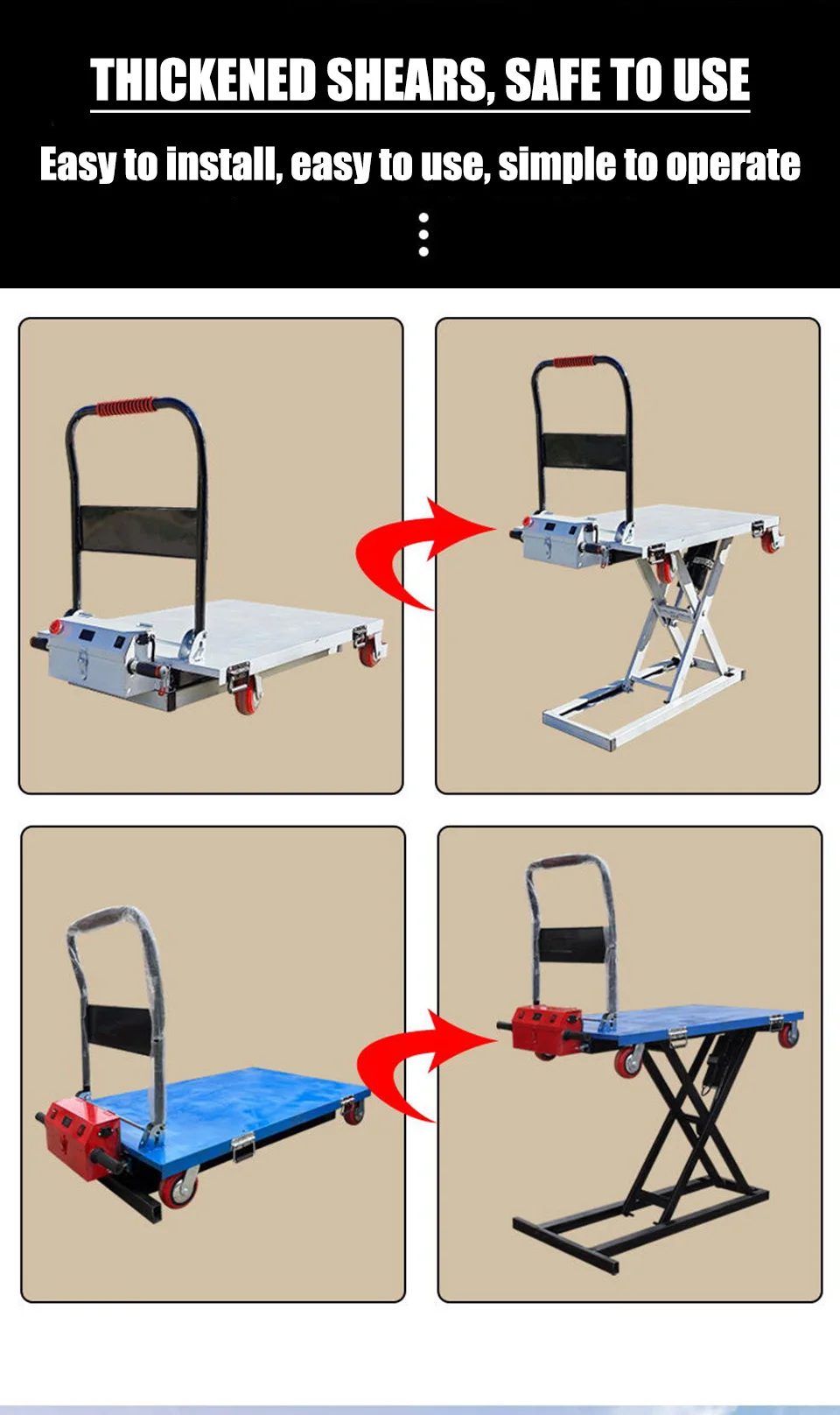 Truck Hydraulic Platform (weight, Capacity) - Commercial Use - Commercial Equipment | Lifting Height 100cm | Lifting Height 120cm | Lifting Height 80c - Image 6