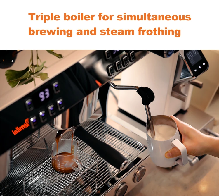 Two Groups Semi-automatic Espresso Crm3120c: Commercial Equipment Unit - Commercial Use - Rotary, N.w/g.w | 5.25L | 220V | 4200W - Image 5