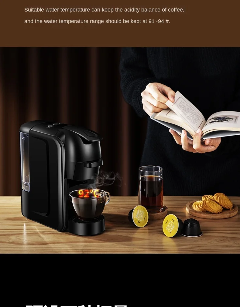 All-in-one Espresso Capsule Small Battery Power: Commercial Equipment Unit - Commercial Use - Exploring, Design | 0.6L | 220V | 1450W - Image 7
