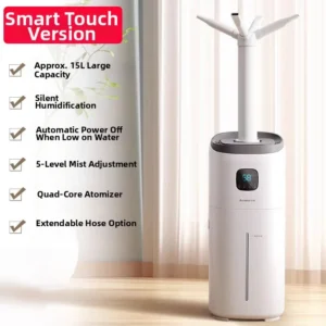 Humidifier Capacity Mist Energy White 15l Ultrasonic/cool (15l, Remote Control) - Commercial Equipment For Commercial Use | 15L | Touch | Commercial E