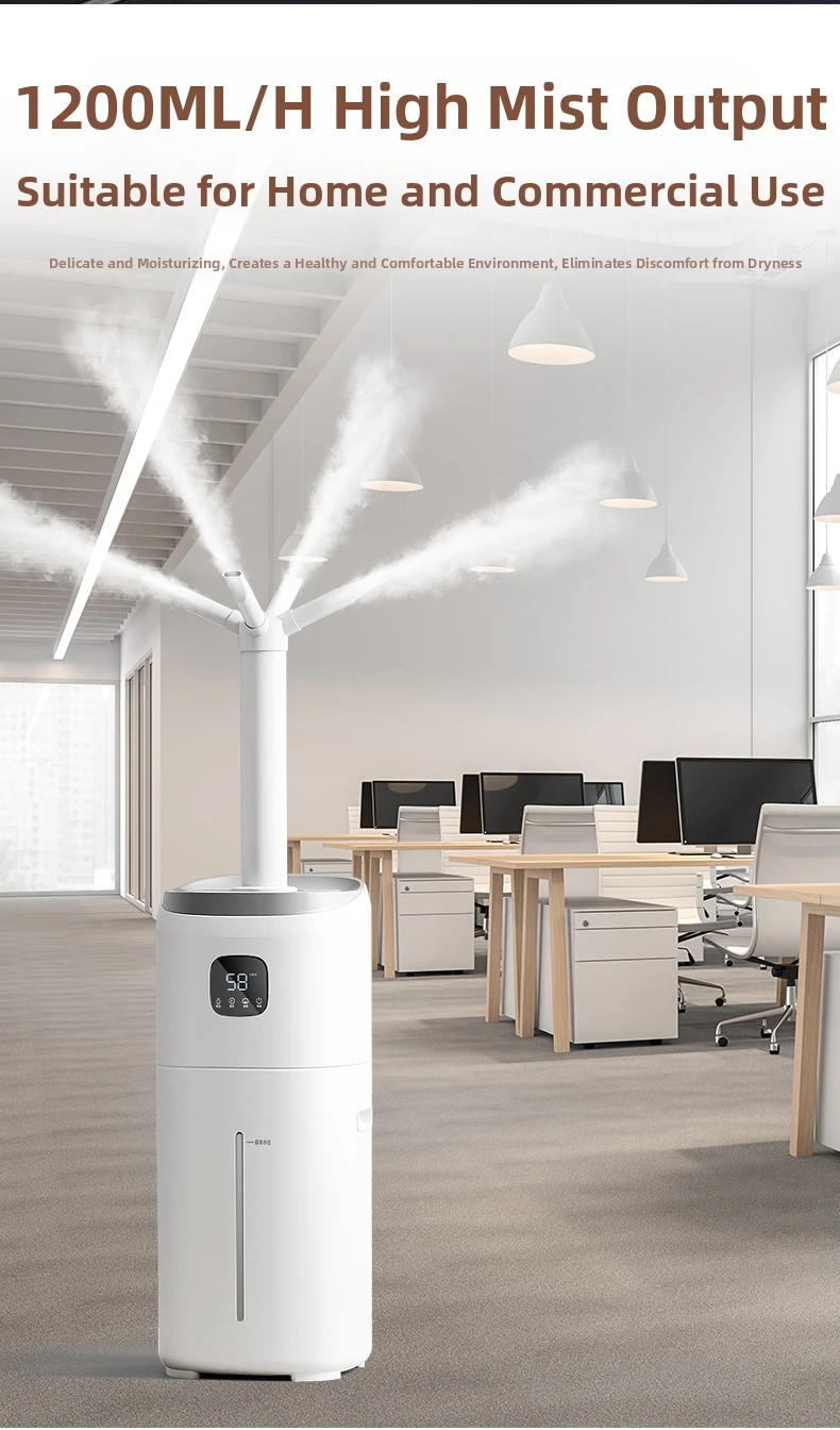 Humidifier Capacity Mist Energy White 15l Ultrasonic/cool (15l, Remote Control) - Commercial Equipment For Commercial Use | 15L | Touch | Commercial E - Image 11