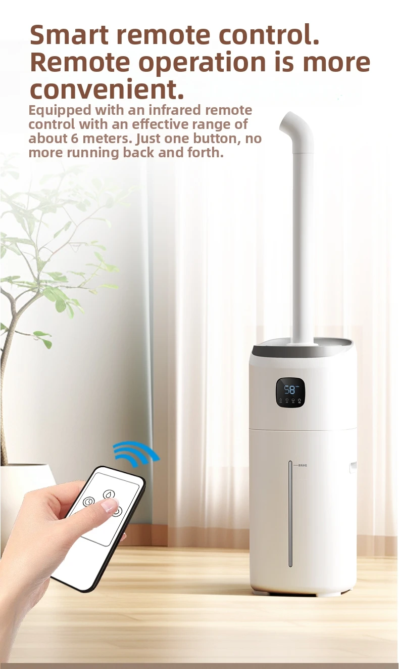 Humidifier Capacity Mist Energy White 15l Ultrasonic/cool (15l, Remote Control) - Commercial Equipment For Commercial Use | 15L | Touch | Commercial E - Image 12