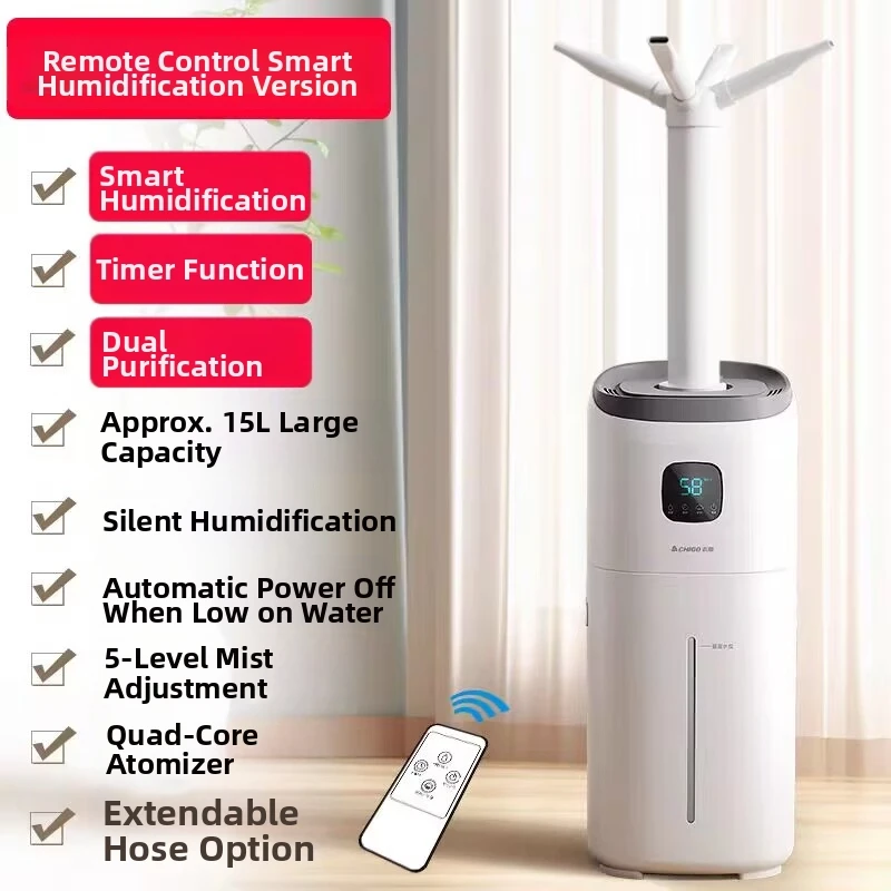 Humidifier Capacity Mist Energy White 15l Ultrasonic/cool (15l, Remote Control) - Commercial Equipment For Commercial Use | 15L | Touch | Commercial E - Image 17