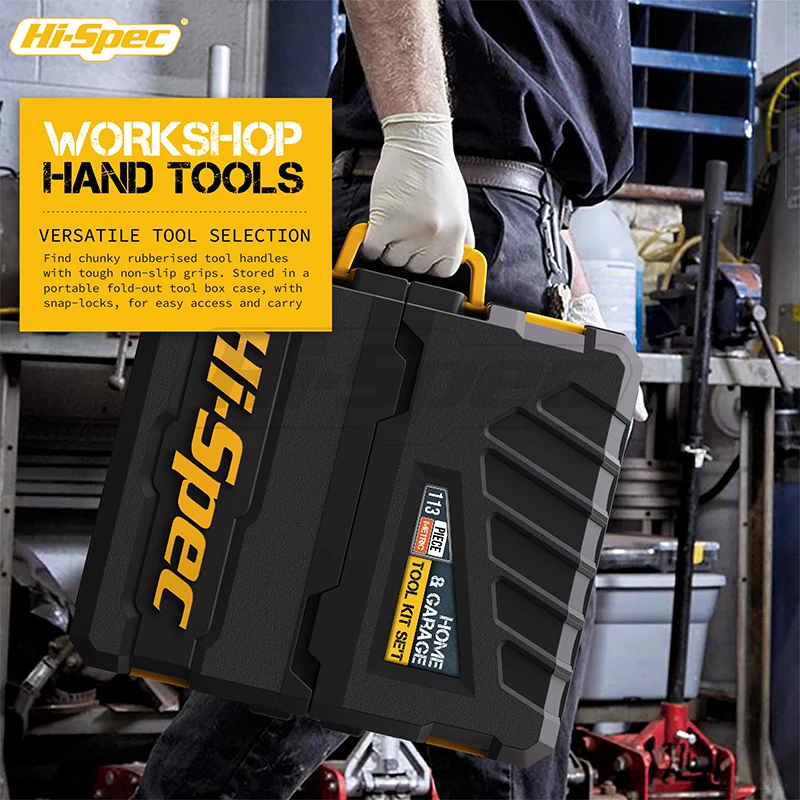Mechanics Set Suitcase Complete Spanner Socket Mechanical (113pc) | Commercial Equipment | Commercial Use | 113pc | Commercial Equipment - Image 10