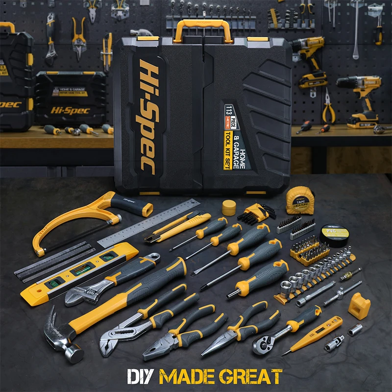 Mechanics Set Suitcase Complete Spanner Socket Mechanical (113pc) | Commercial Equipment | Commercial Use | 113pc | Commercial Equipment - Image 11