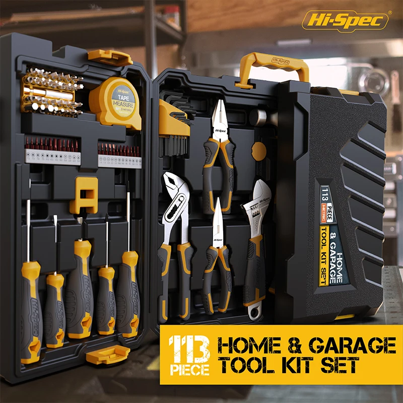 Mechanics Set Suitcase Complete Spanner Socket Mechanical (113pc) | Commercial Equipment | Commercial Use | 113pc | Commercial Equipment - Image 7