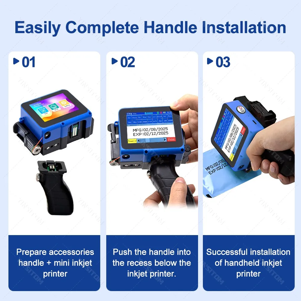 12.7mm Mini Date Inkjet Batch | Add 1BK ink | Only 1ink No Printer | Only 2ink No Printer | Printer Standard | Commercial Equipment - Image 11