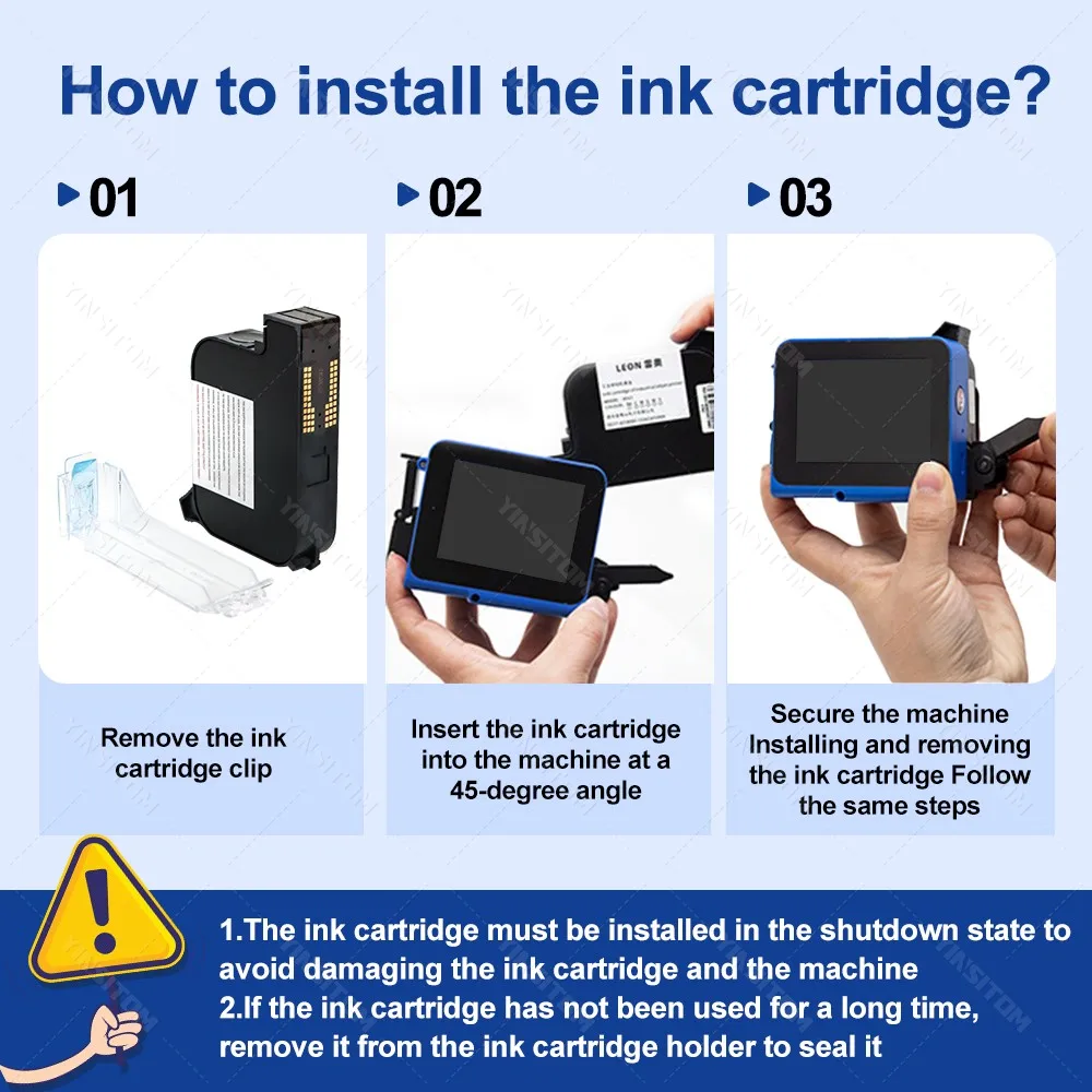 12.7mm Mini Date Inkjet Batch | Add 1BK ink | Only 1ink No Printer | Only 2ink No Printer | Printer Standard | Commercial Equipment - Image 12