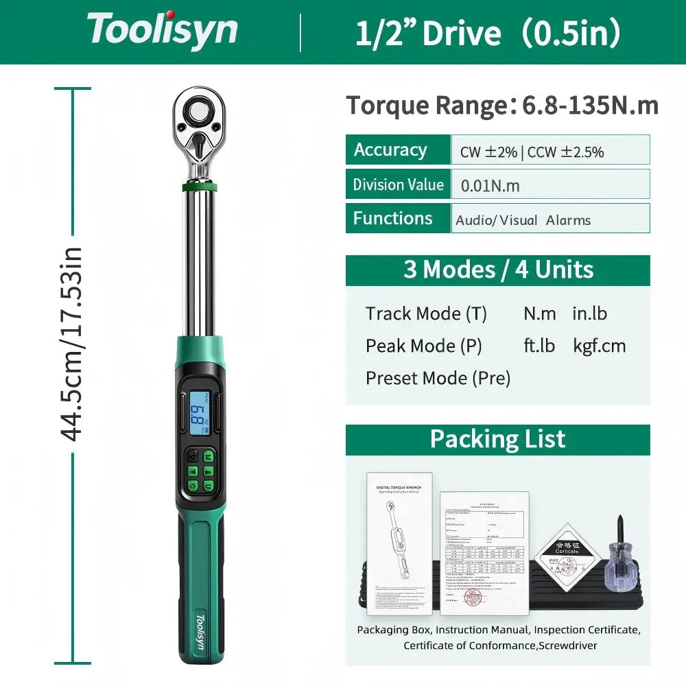 Accuracy Multiple Wrench 1/2 (preset, Ratce) - Commercial Use - Commercial Equipment | effectively | caused | adds | Commercial Equipment - Image 27