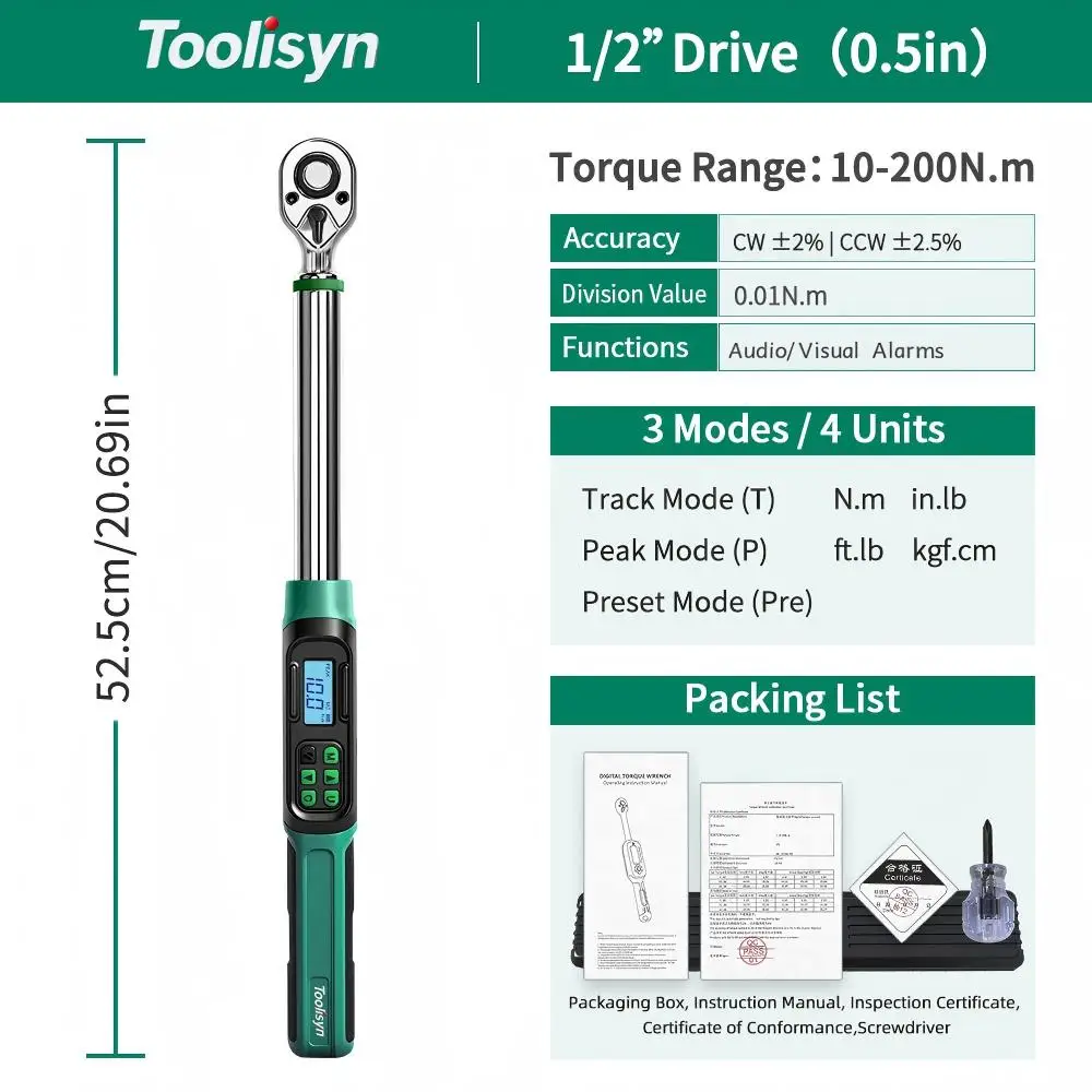 Accuracy Multiple Wrench 1/2 (preset, Ratce) - Commercial Use - Commercial Equipment | effectively | caused | adds | Commercial Equipment - Image 28