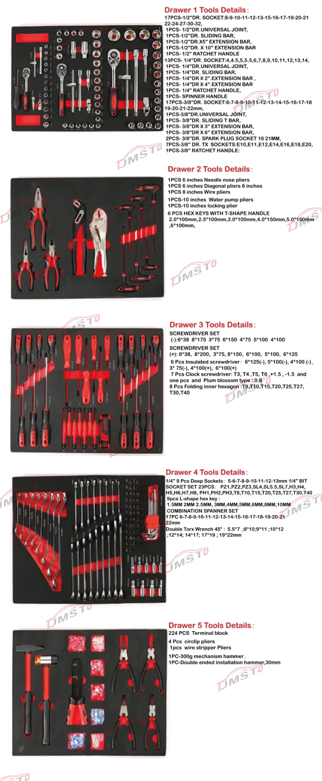 Home Mechanic Box Workshop (description, Iron) - Commercial Equipment For Commercial Use | 15.5/15 | tray | sockets | Commercial Equipment - Image 2