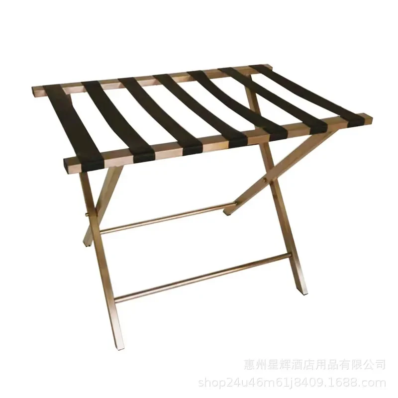 Hotel Gold Rack Bedroom Household Floor-to-floor (stainless Steel, Store) | Commercial Equipment | Commercial Use | Stainless steel