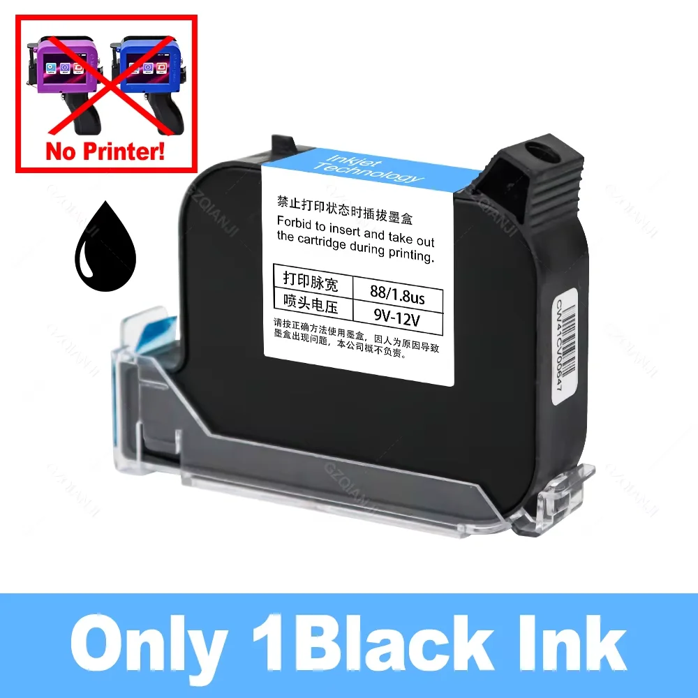 Image Logo Handheld Printer (better, Installing) | Commercial Equipment | Commercial Use | 1BK Ink(No Printer)