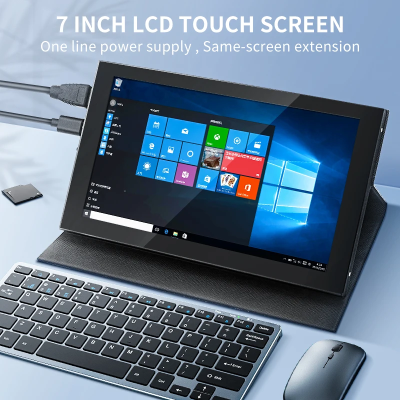 Inch Lcd Hdmi-compatible Touch Raspberry Display (single-touch, Ubuntu): Commercial Equipment - Commercial Use | 7 Inch LCD | 7inch | hardware - Image 2