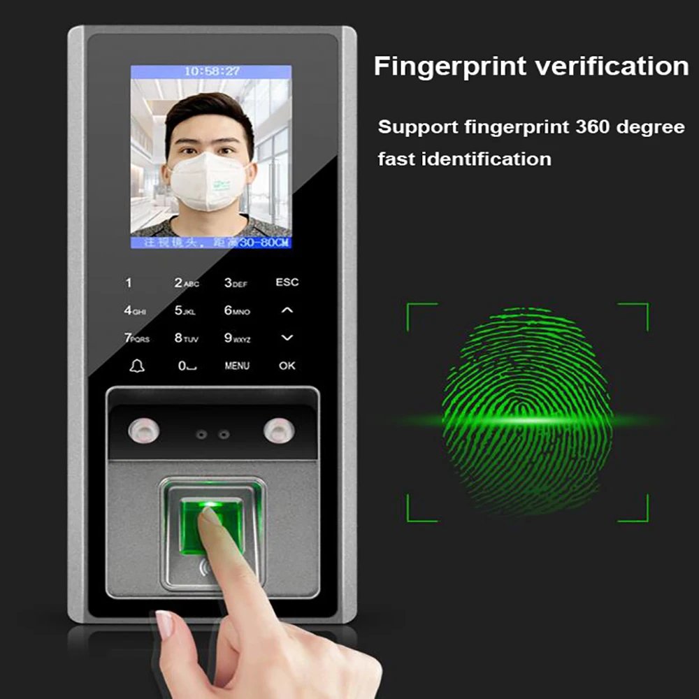 Attendance Integrated Central Access Recognition Intelligent Fingerprint Facial Machine Control | NX7-EM | Rface602S-EM - Image 10