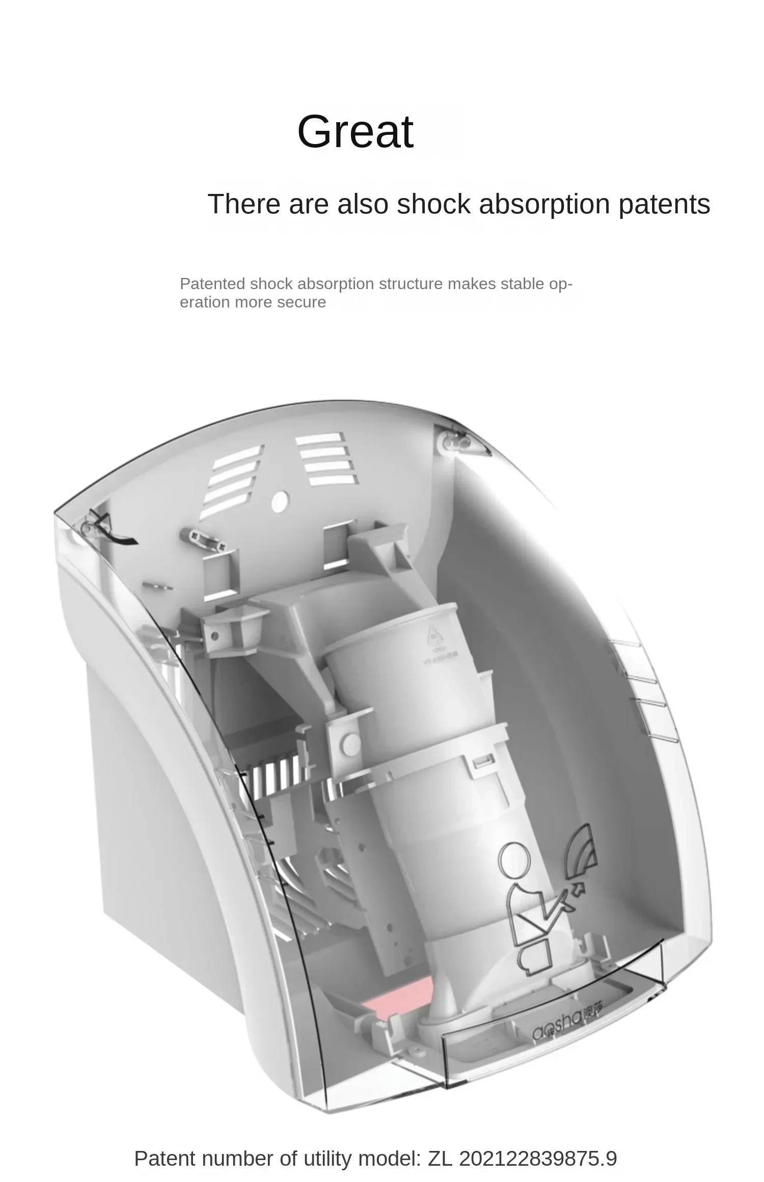 Intelligent Dryer Hand (220v, Cold And Hot Air G) - Commercial Use - Commercial Equipment | 220V | Cold and hot air D | Cold and hot air H - Image 15