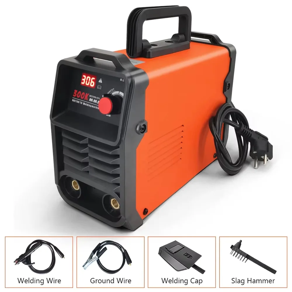 Inverter Display 20-300a Electric Welder 6mm Welding (stainless Steel, Make) - Commercial Equipment - Commercial Use | 220V | Stainless steel | contro
