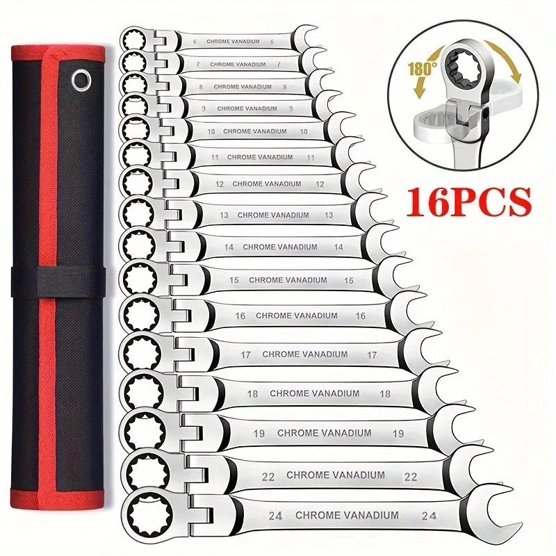 Key Ratchet 16pcs/set (16pcs-hdbs) - Commercial Use - Commercial Equipment | 16PCS-HDBS | Commercial Equipment