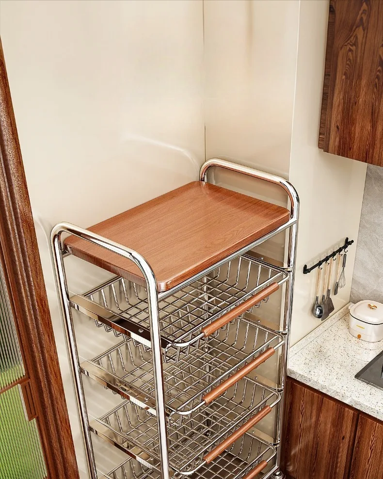 Kitchen Shelf Sliding Corner Rack Shelves (shooting, Lighting) | Commercial Equipment | Commercial Use | resolution - Image 2