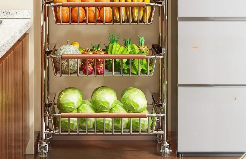 Kitchen Shelf Sliding Corner Rack Shelves (shooting, Lighting) | Commercial Equipment | Commercial Use | resolution - Image 4
