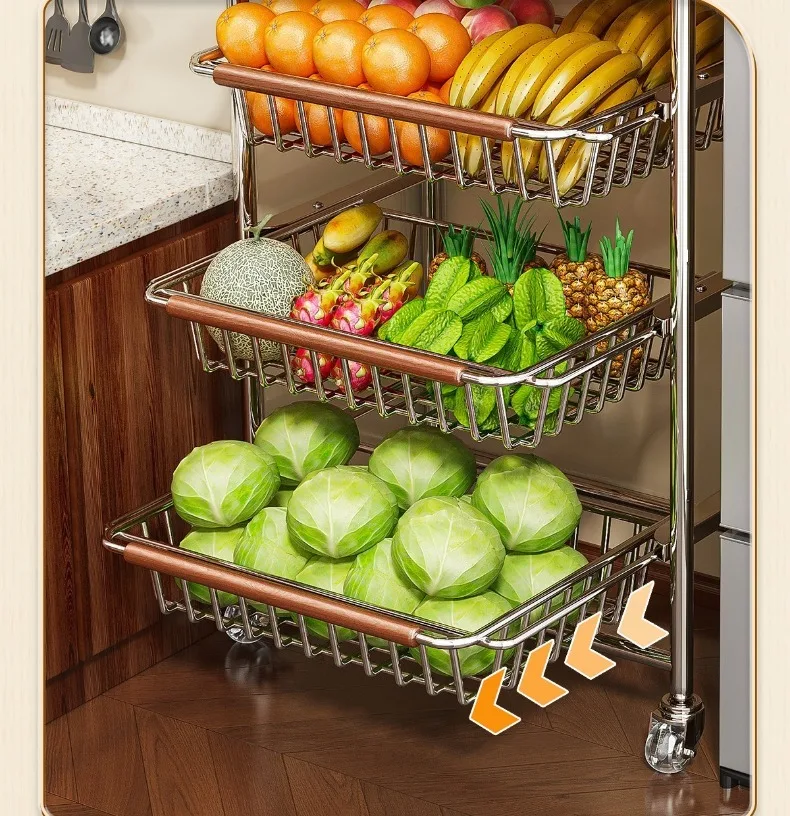Kitchen Shelf Sliding Corner Rack Shelves (shooting, Lighting) | Commercial Equipment | Commercial Use | resolution - Image 5