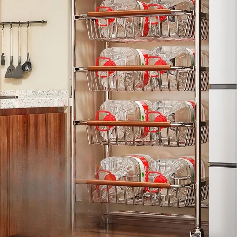 Kitchen Shelf Sliding Corner Rack Shelves (shooting, Lighting) | Commercial Equipment | Commercial Use | resolution - Image 8