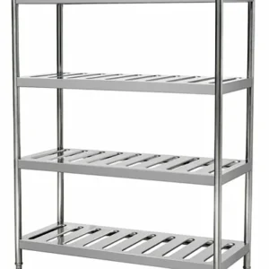 Kitchen Stainless Steel Storage Shelf (stainless Steel (304), Silver) - Commercial Use - Commercial Equipment | Stainless steel (304) | capacity | pac