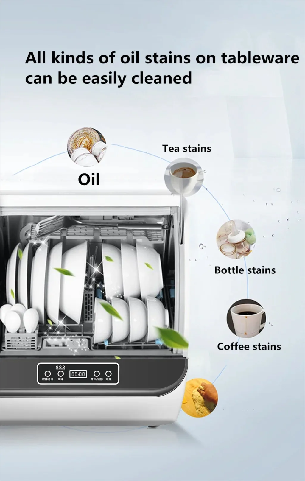 Flume Desktop Dish Household Automatic Drying (jp, Uk): Commercial Equipment - Commercial Use | CN | BAI | UK | Commercial Equipment - Image 2