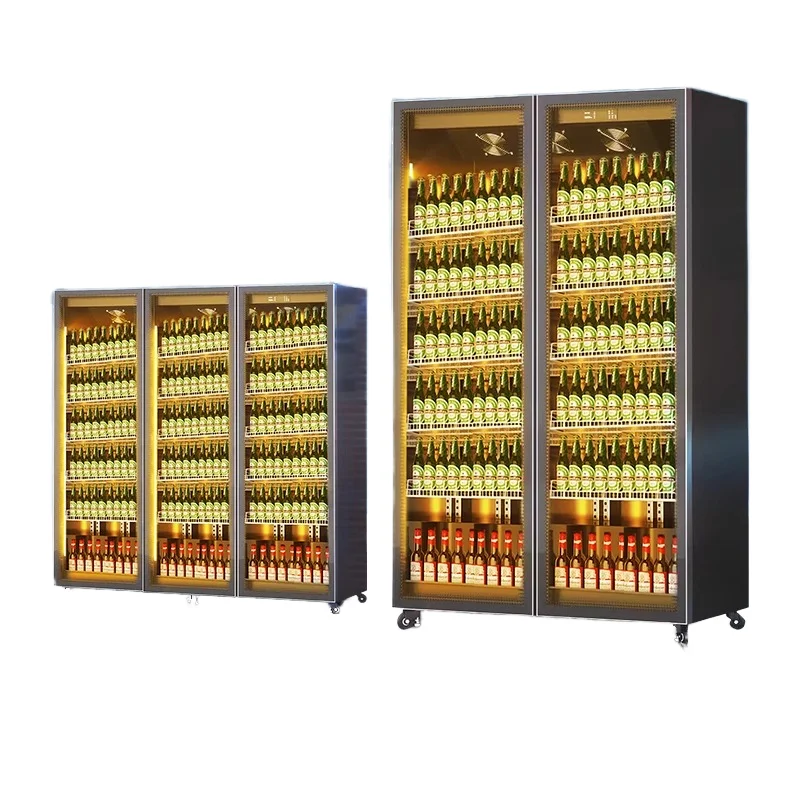 Led-lit Cabinet Cooler Storage (220v, Team) - Commercial Equipment - Commercial Use | 220V | processes | stability | senior | Commercial Equipment
