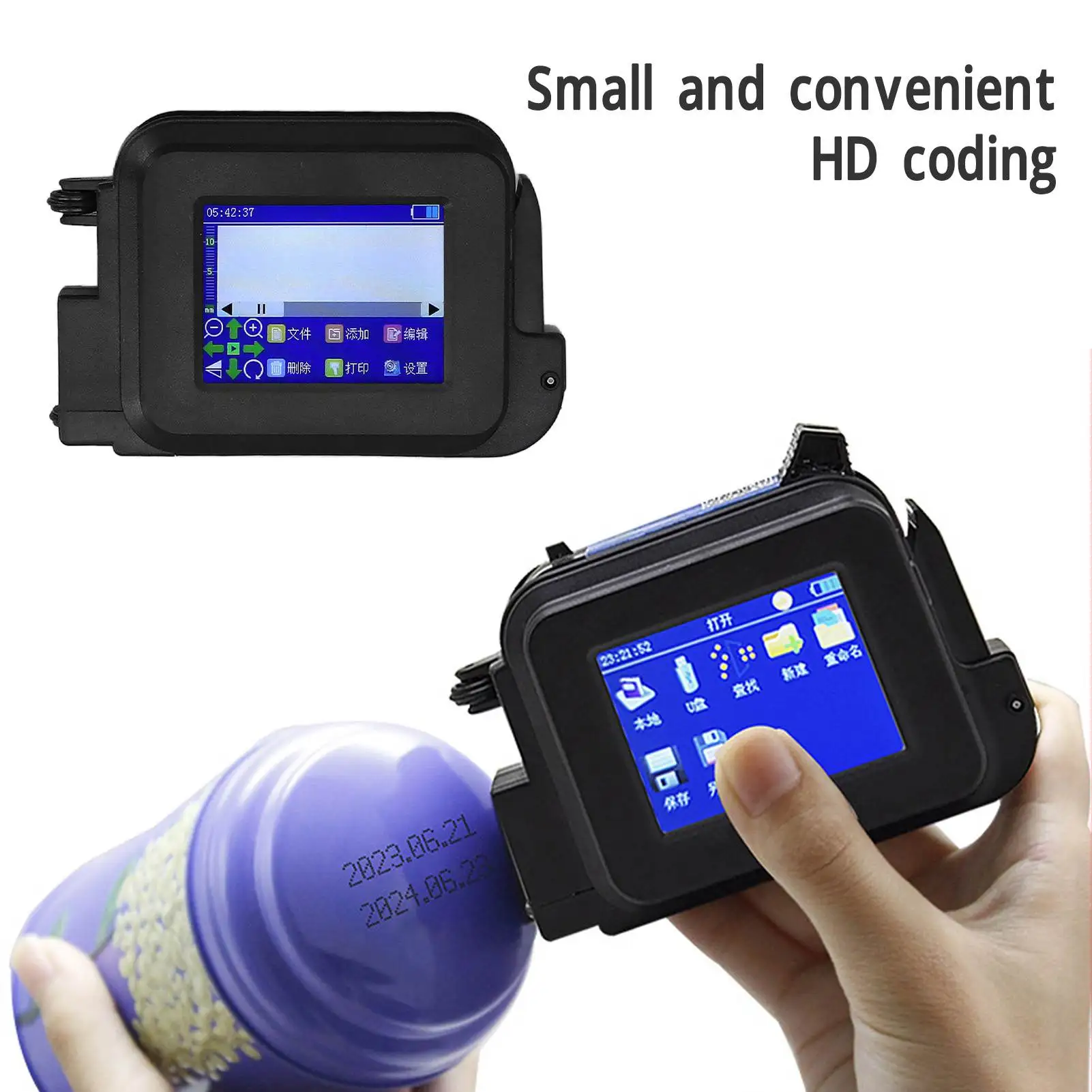 Led Screen Production Handheld Printer Portable (type) - Commercial Equipment - Commercial Use | lithuanian | Touch Panel | black - Image 6