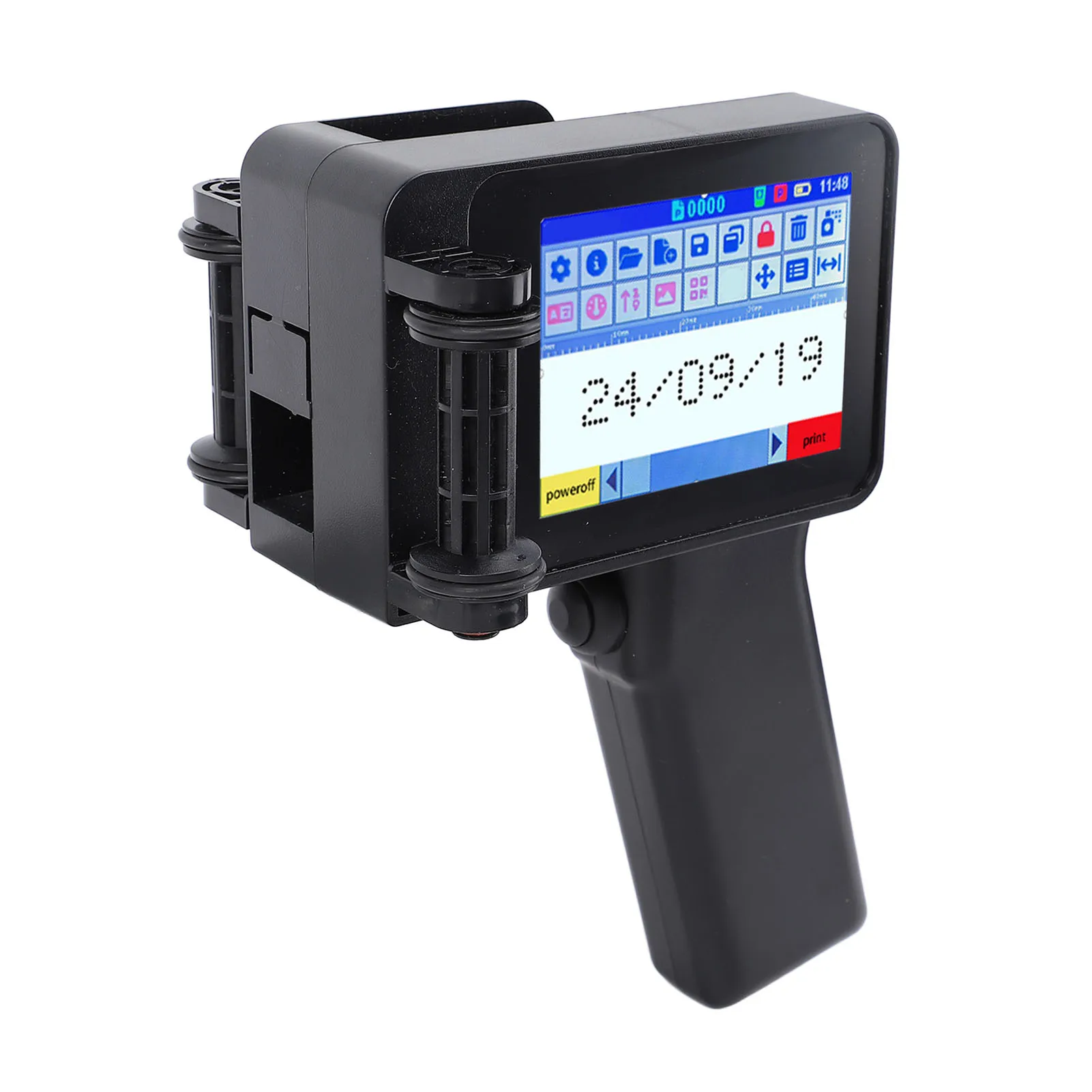 Led Touch Without Small Handheld Printer (text) - Commercial Equipment - Commercial Use | time | printed | mini | Commercial Equipment - Image 2