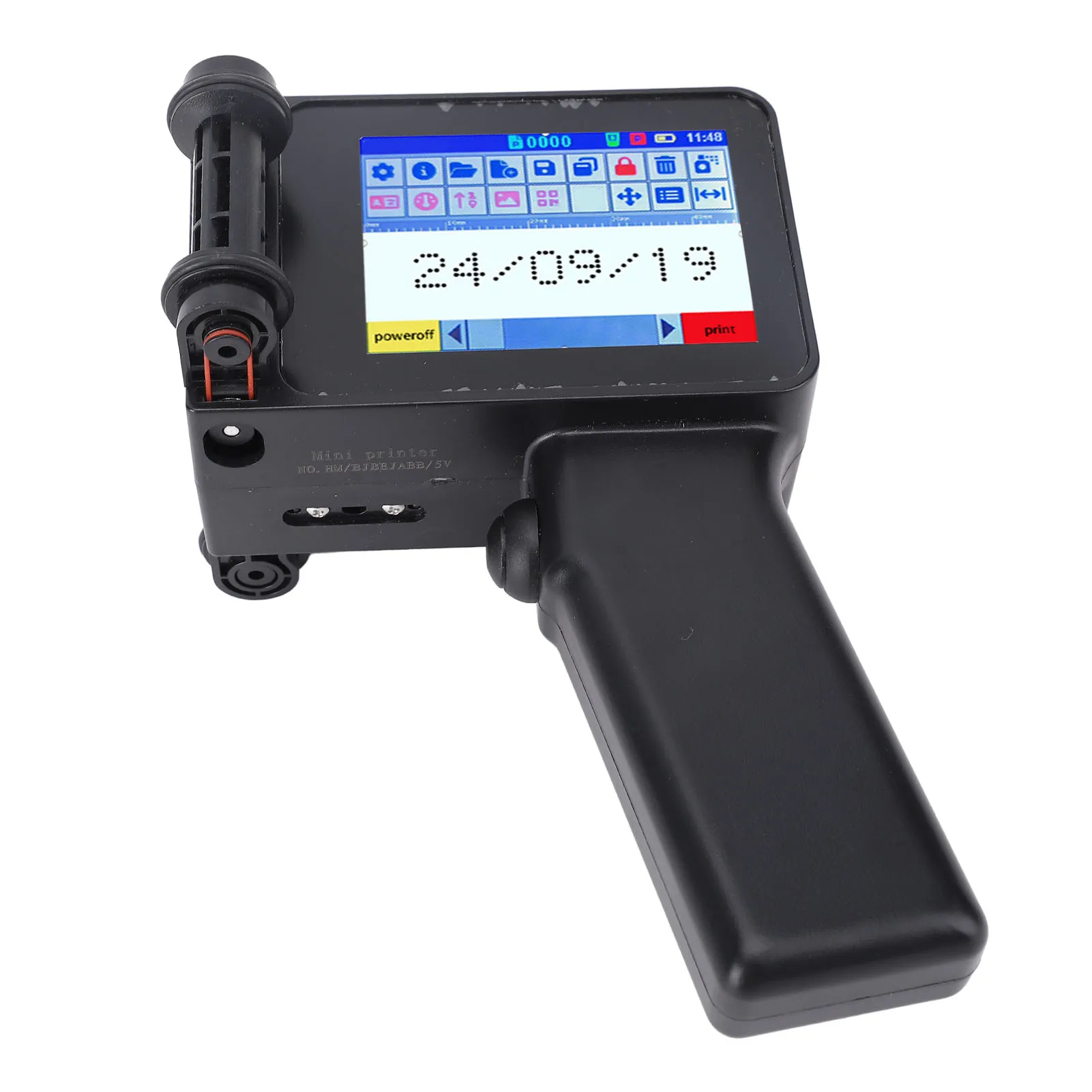 Led Touch Without Small Handheld Printer (text) - Commercial Equipment - Commercial Use | time | printed | mini | Commercial Equipment - Image 3