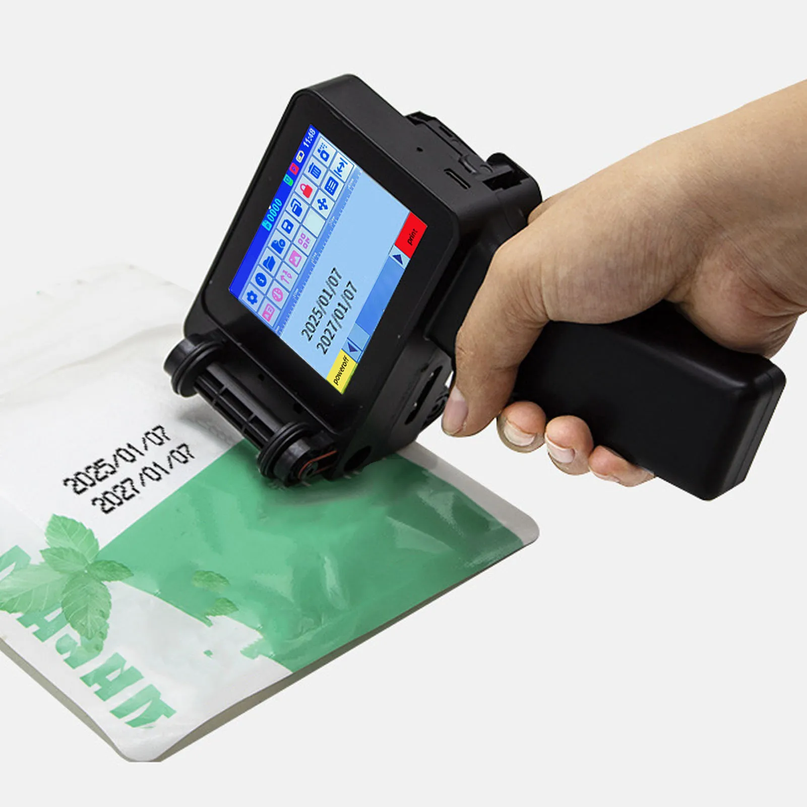 Led Touch Without Small Handheld Printer (text) - Commercial Equipment - Commercial Use | time | printed | mini | Commercial Equipment - Image 5