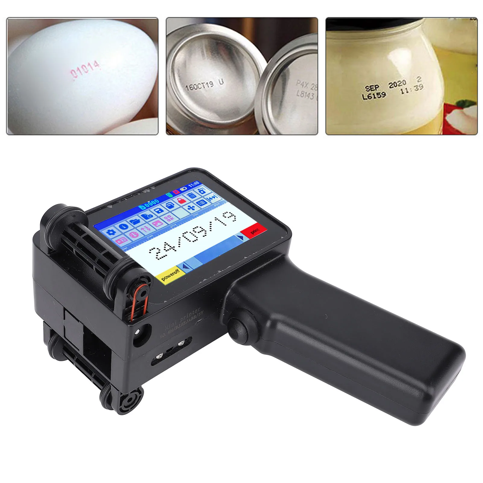 Led Touch Without Small Handheld Printer (text) - Commercial Equipment - Commercial Use | time | printed | mini | Commercial Equipment - Image 7