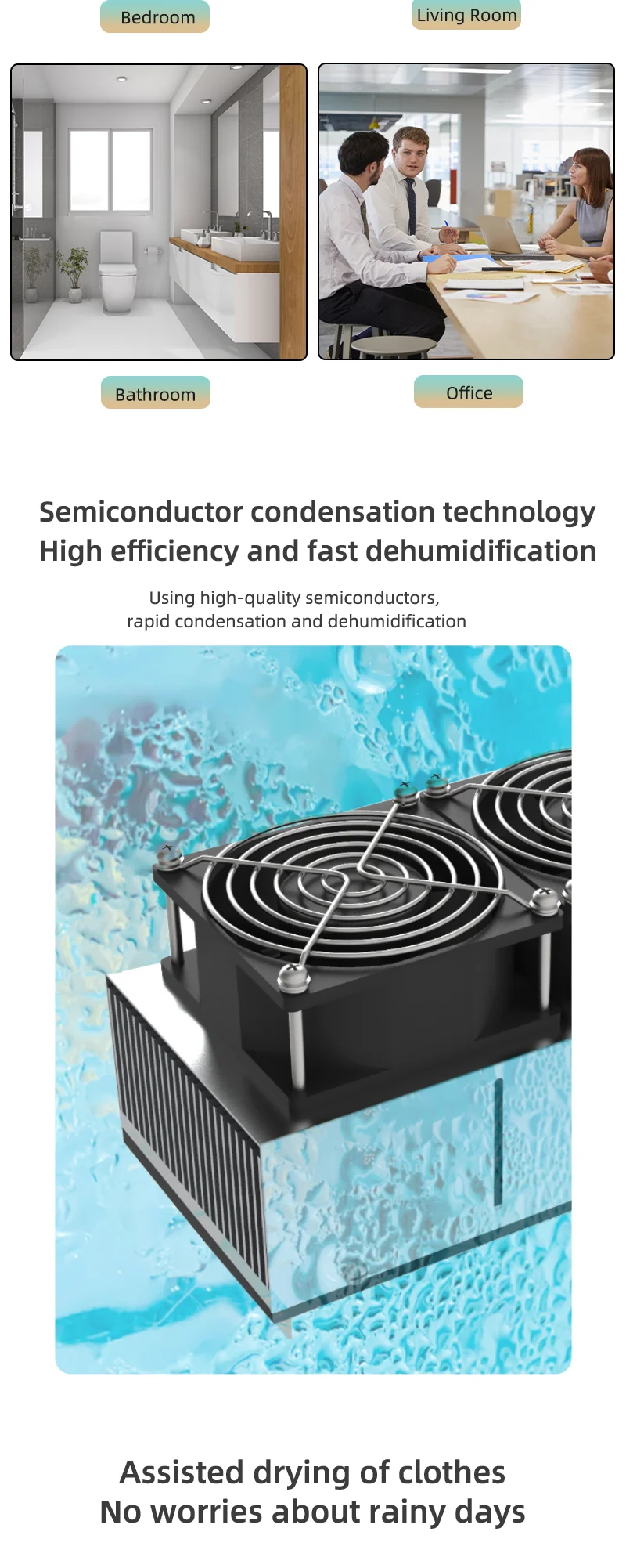 Lights Dehumidifier Capacity (au Plug, Timer) - Commercial Use - Commercial Equipment | EU Plug | WHITE | US Plug | Commercial Equipment - Image 3