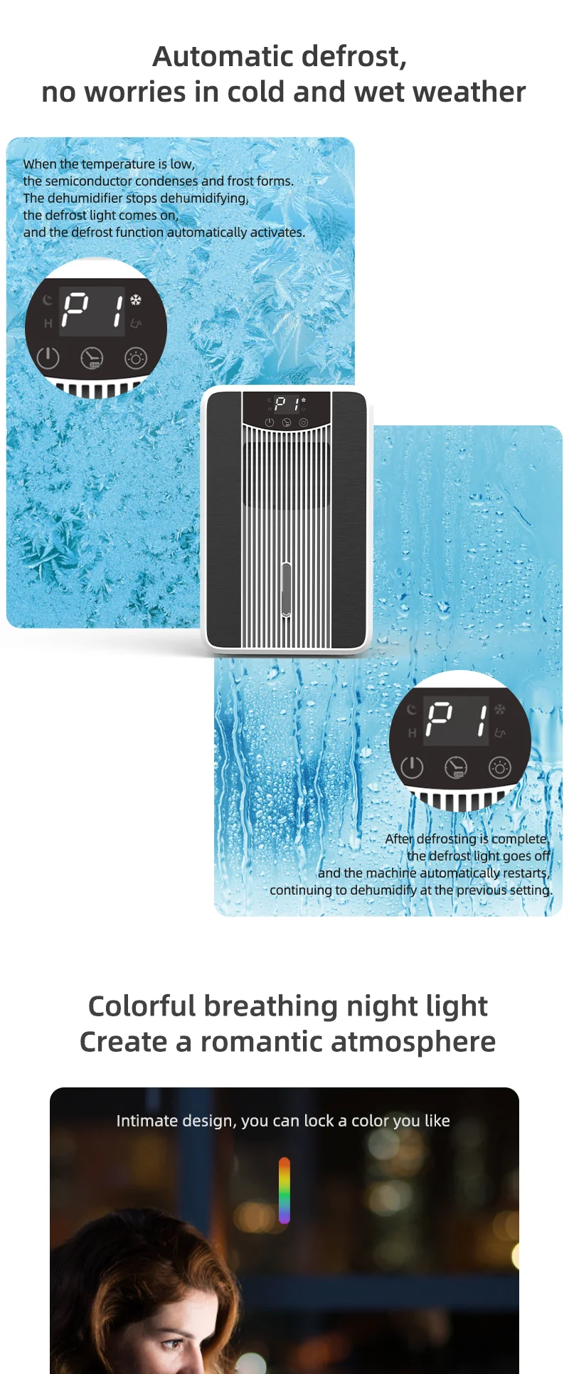 Lights Dehumidifier Capacity (au Plug, Timer) - Commercial Use - Commercial Equipment | EU Plug | WHITE | US Plug | Commercial Equipment - Image 5