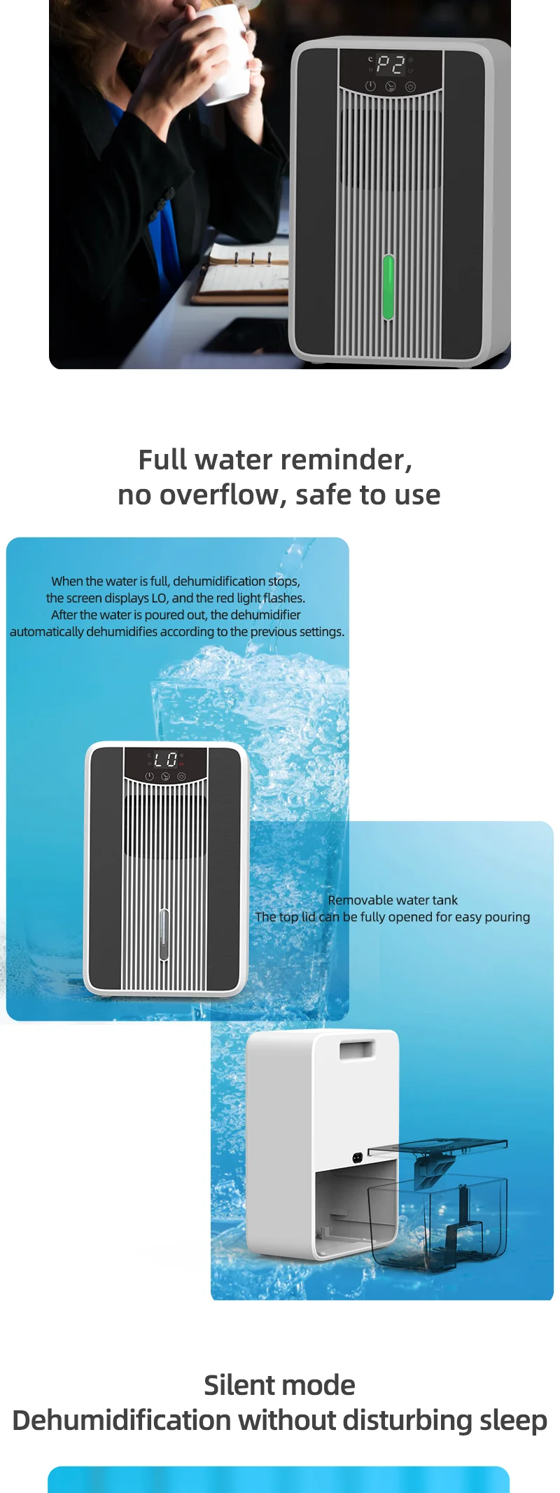 Lights Dehumidifier Capacity (au Plug, Timer) - Commercial Use - Commercial Equipment | EU Plug | WHITE | US Plug | Commercial Equipment - Image 6