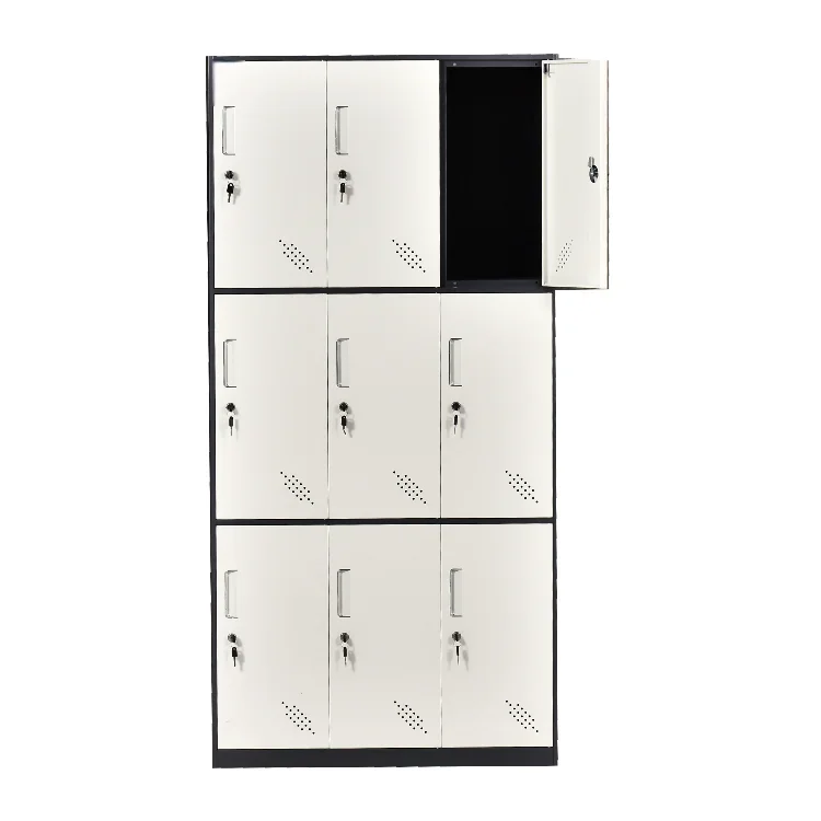 Lockers Locker Compartments Cabinet Employee Seller Door - Commercial Equipment Unit For Commercial Use - Bookshelf | Stainless steel | which | deal