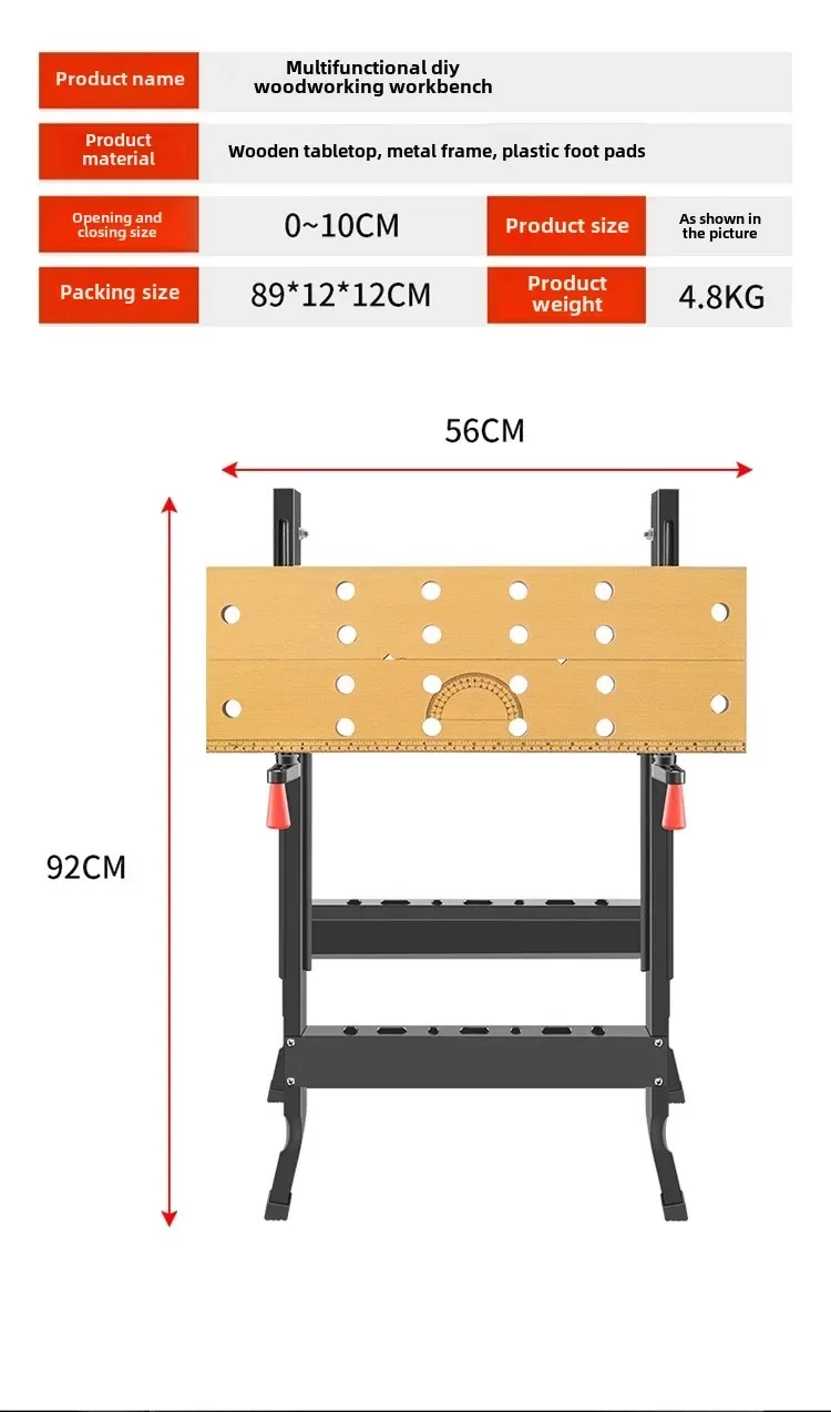 Mini Versatile Workbench Saw Stand - Commercial Equipment For Commercial Use | Commercial Equipment - Image 10