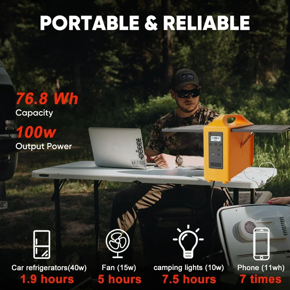 Mobile Solar Power 76.8wh (100w, 110v) - Commercial Equipment For Commercial Use | 110V | 100W | conversion - Image 11