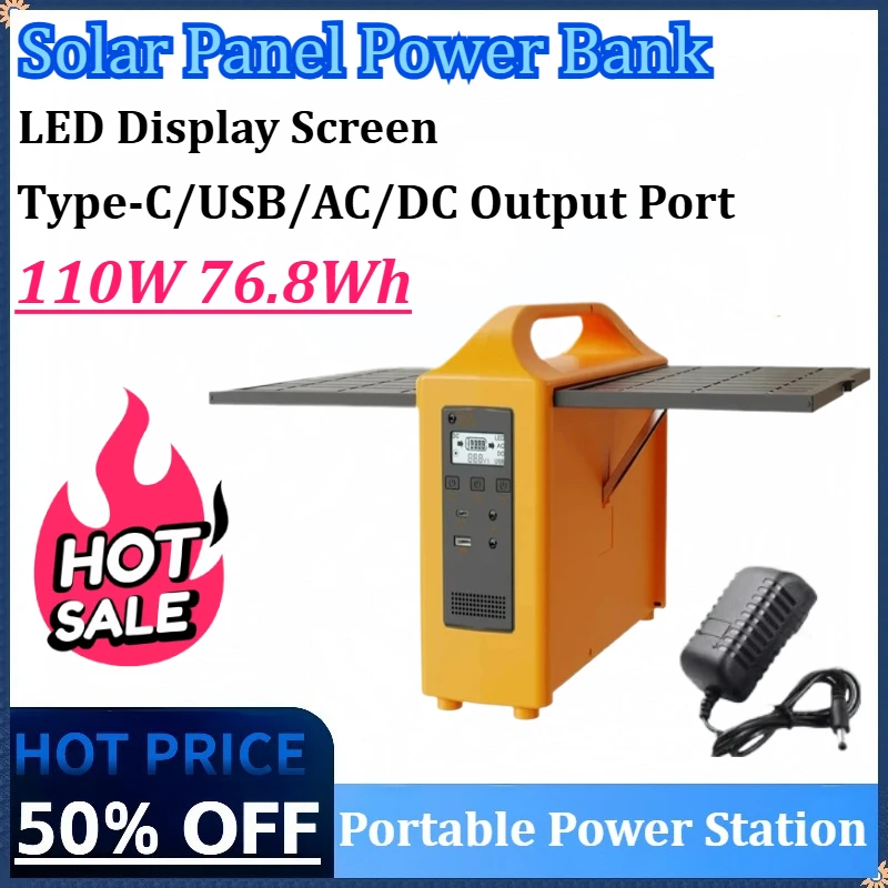 Mobile Solar Power 76.8wh (100w, 110v) - Commercial Equipment For Commercial Use | 110V | 100W | conversion - Image 2