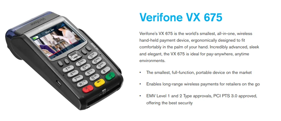 Mobile System Device Used Vx675 Terminal: Commercial Equipment Unit - Commercial Use | Commercial Equipment - Image 3