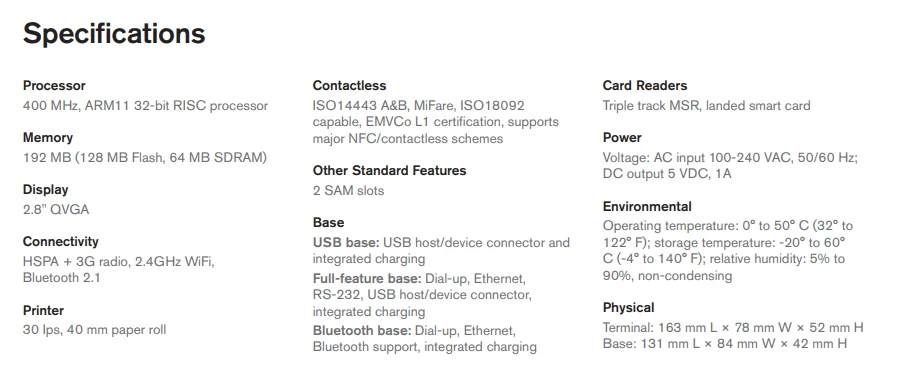 Mobile System Device Used Vx675 Terminal: Commercial Equipment Unit - Commercial Use | Commercial Equipment - Image 4