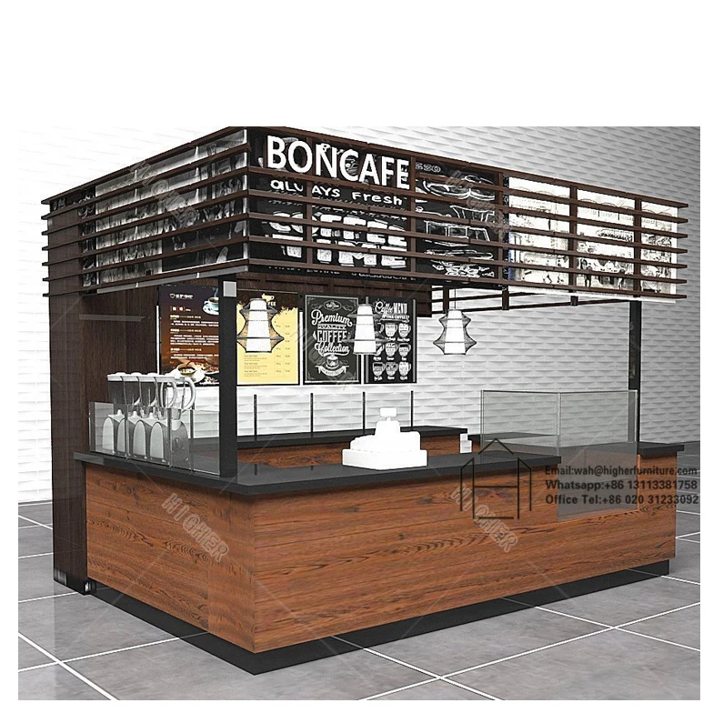 Modern Kiosk Customized (stainless Steel, Like) - Commercial Equipment - Commercial Use | Stainless steel | solid | tempered