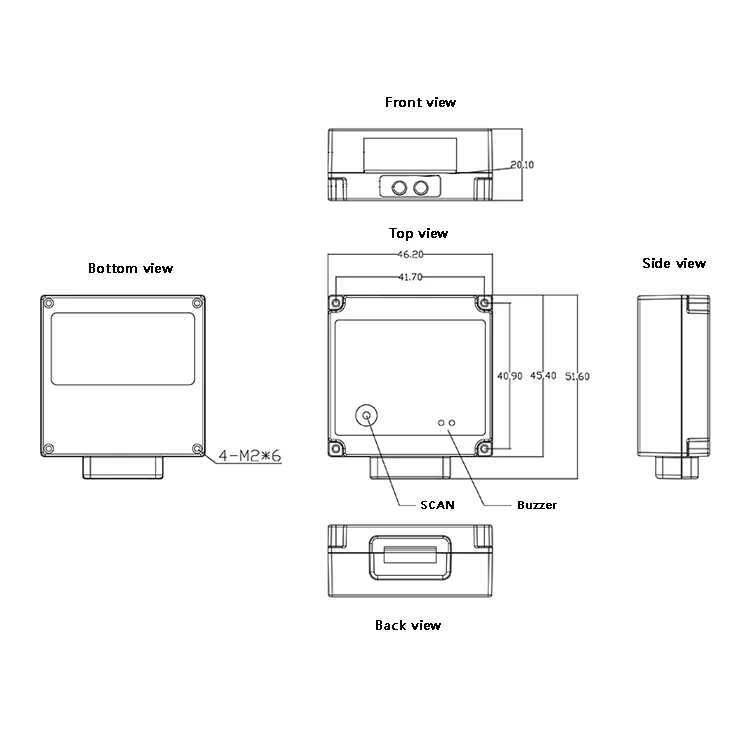 Mounted Module Barcode (auto-sensing) - Commercial Use - Commercial Equipment | driver-free | option. | incomplete | Commercial Equipment - Image 4