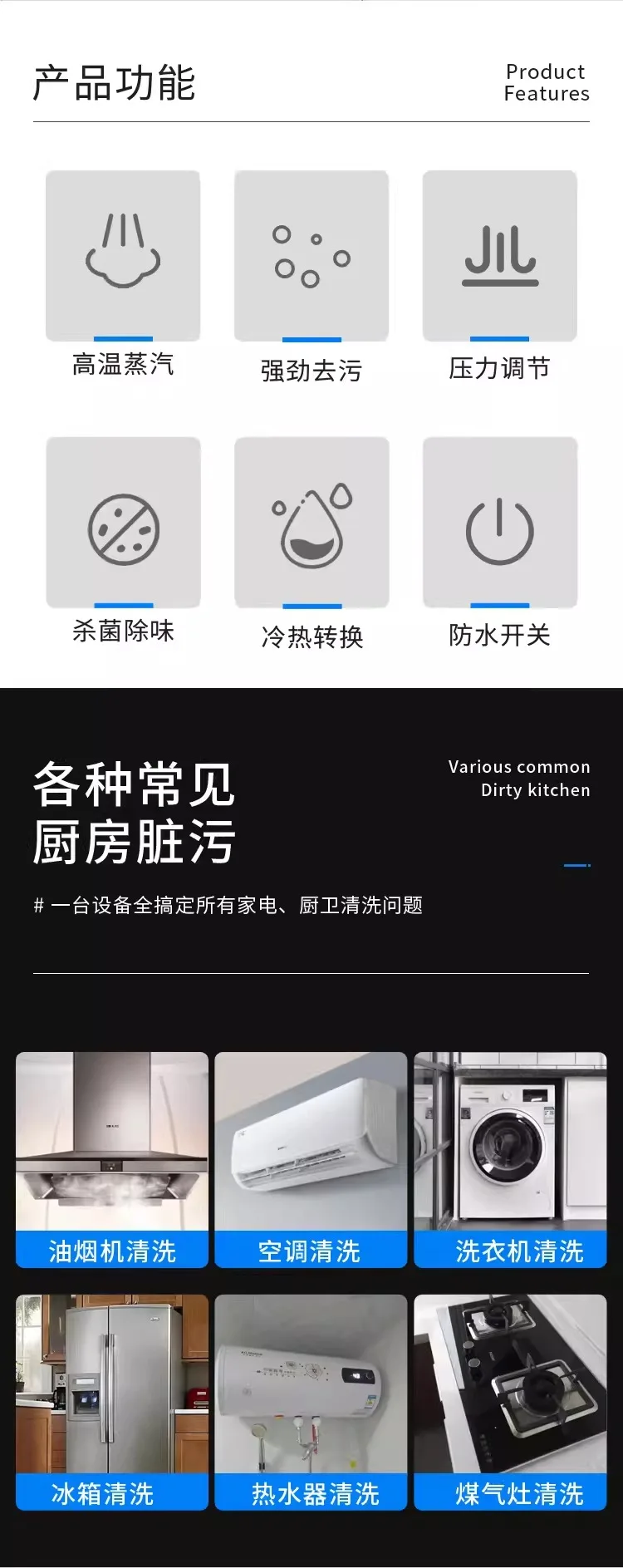 Multi Appliances Cleaner Washer 220v (3200w, 220v) - Commercial Equipment - Commercial Use | 220V | 3200W | US - Image 3