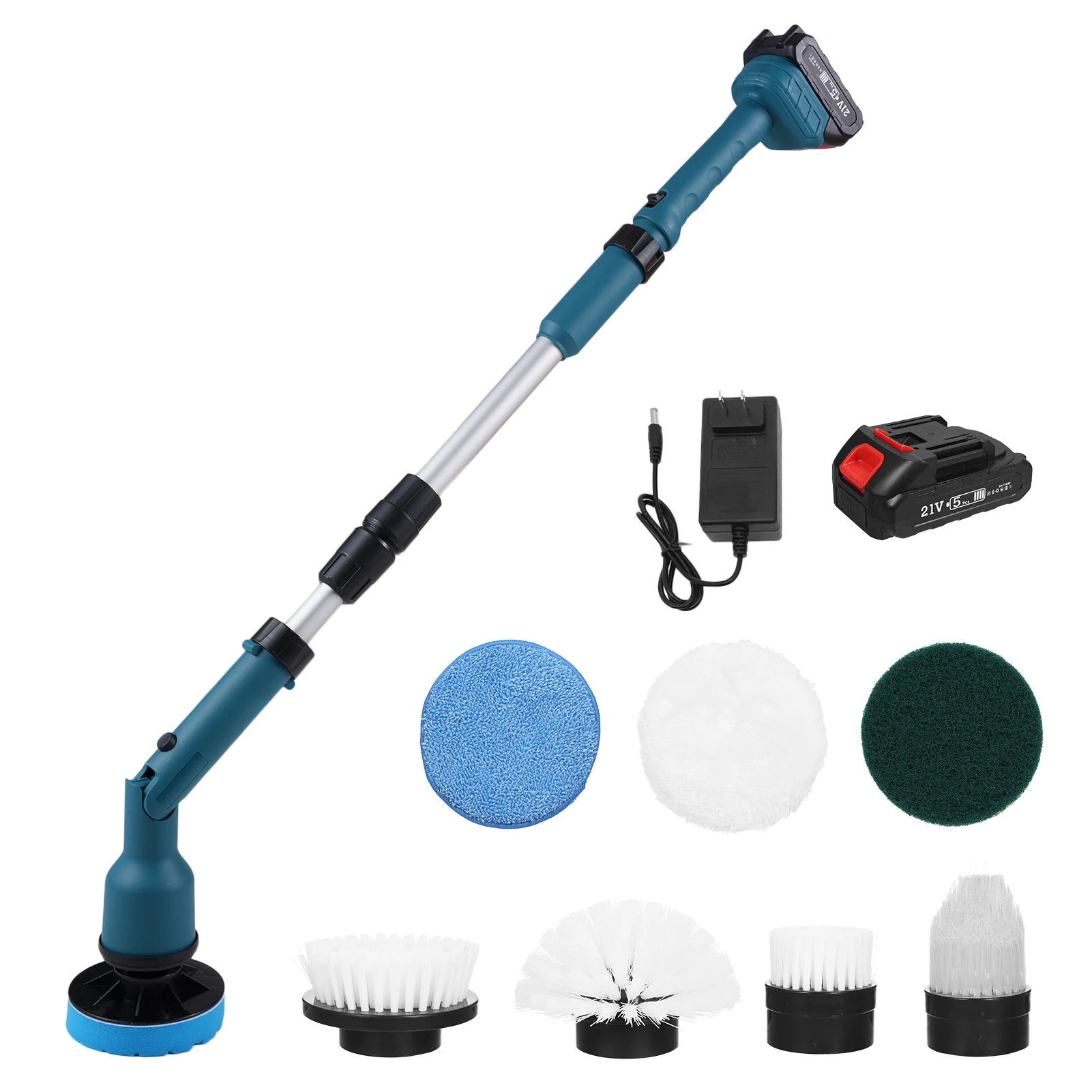 Multi-function Brush 21v (even, Cloth) - Commercial Use - Commercial Equipment | 3-section | design | allows | Commercial Equipment - Image 6