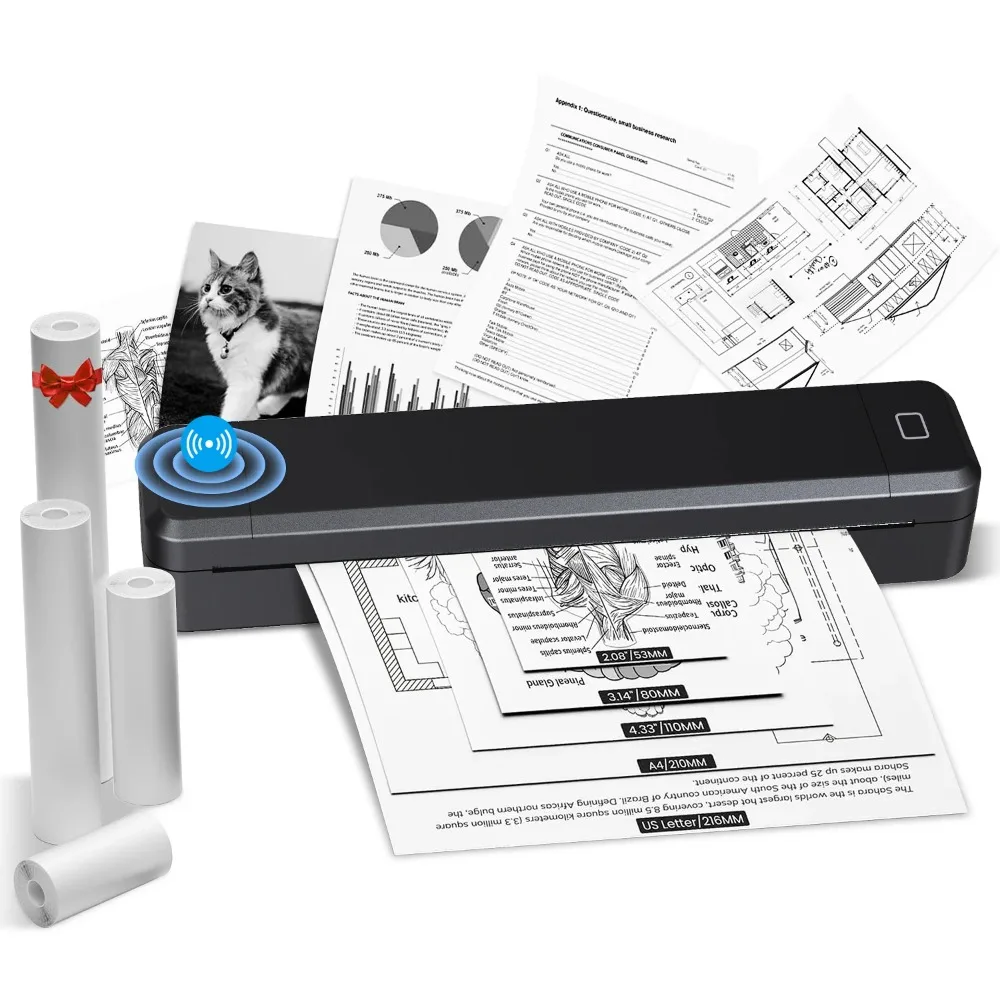 Office Android Printer Label (white) - Commercial Equipment For Commercial Use | White | Black | Commercial Equipment - Image 8