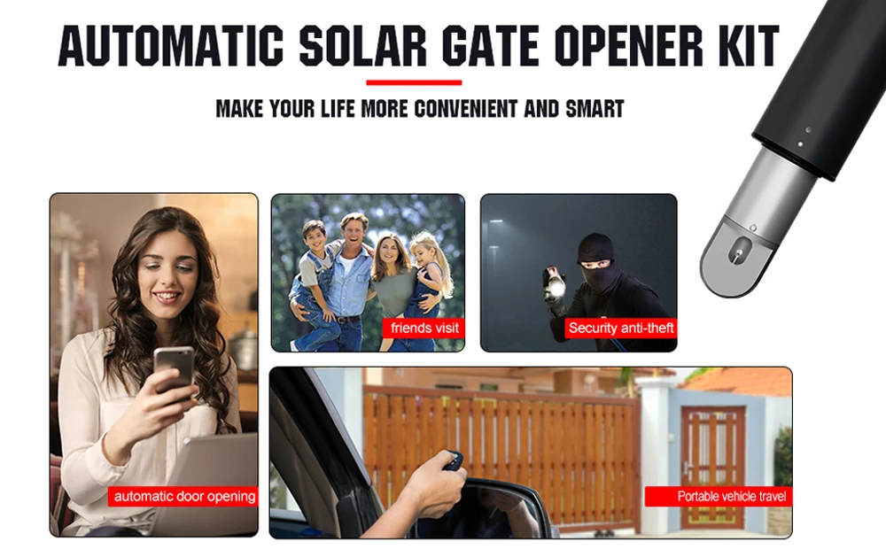 Opener Complete Solar Openers Single (aluminum, Rating): Commercial Equipment - Commercial Use | Aluminum | KIT I | linear - Image 4