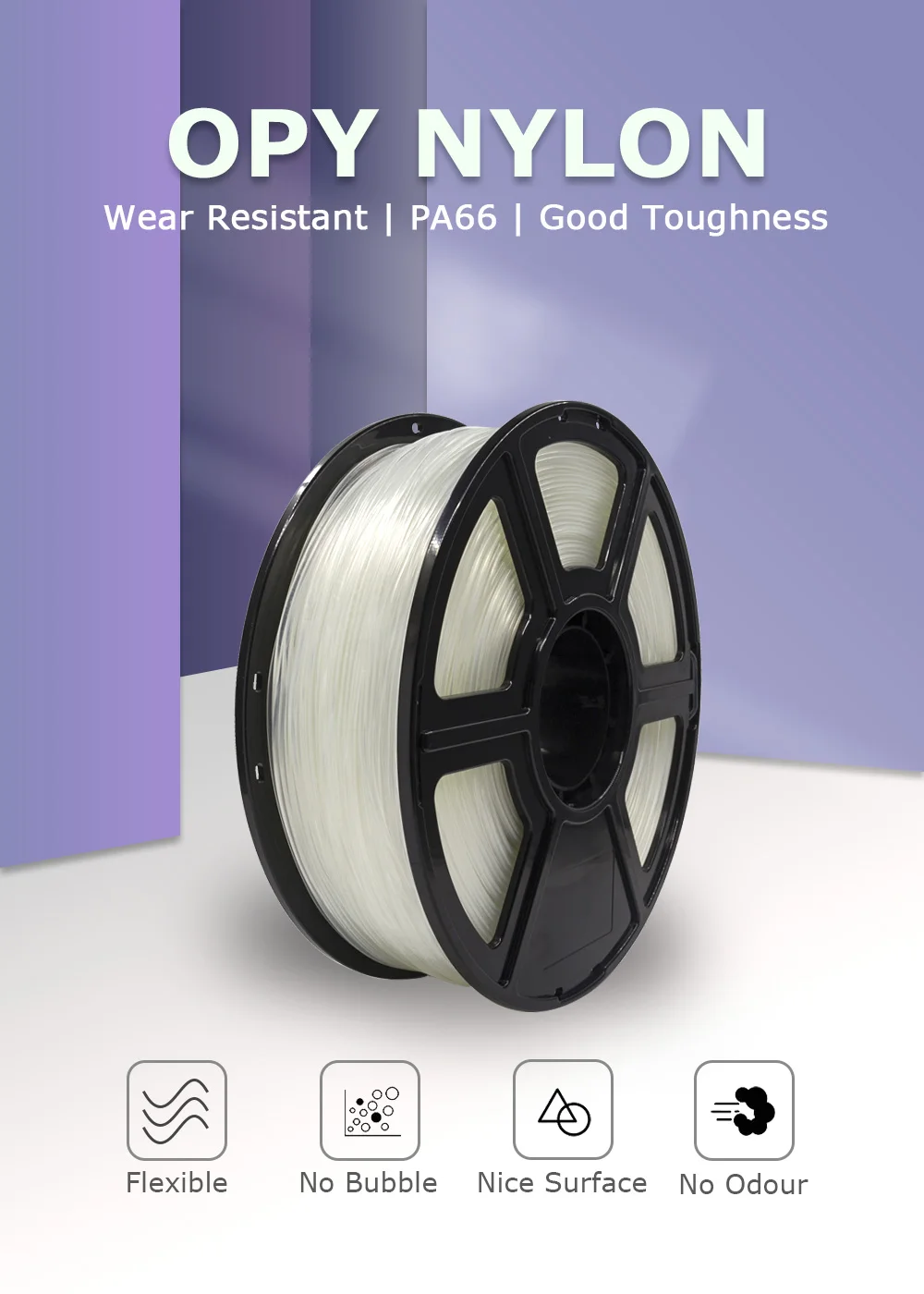 Opy Pa66 1.75mm Roll Polyamide Transparent (assorted): Commercial Equipment - Commercial Use | able | angles. | temperature | Commercial Equipment - Image 2